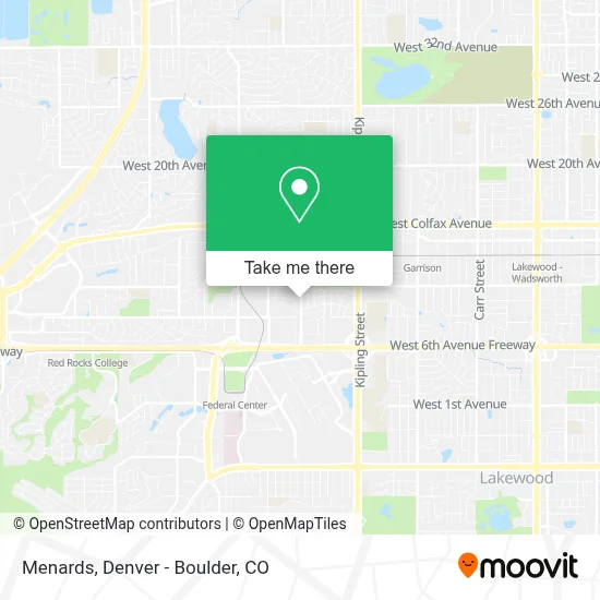 Menards map