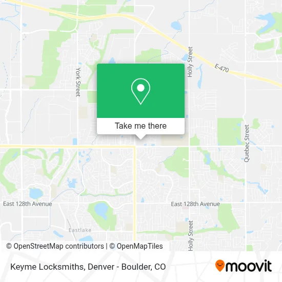 Keyme Locksmiths map