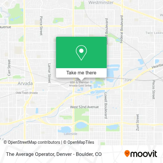 The Average Operator map