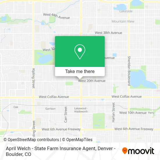 April Welch - State Farm Insurance Agent map