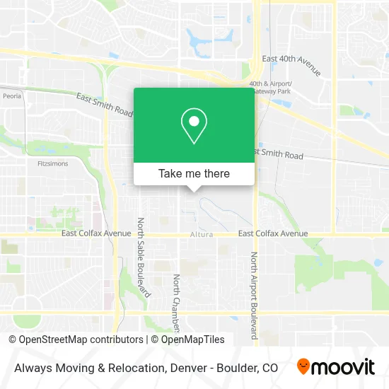 Always Moving & Relocation map