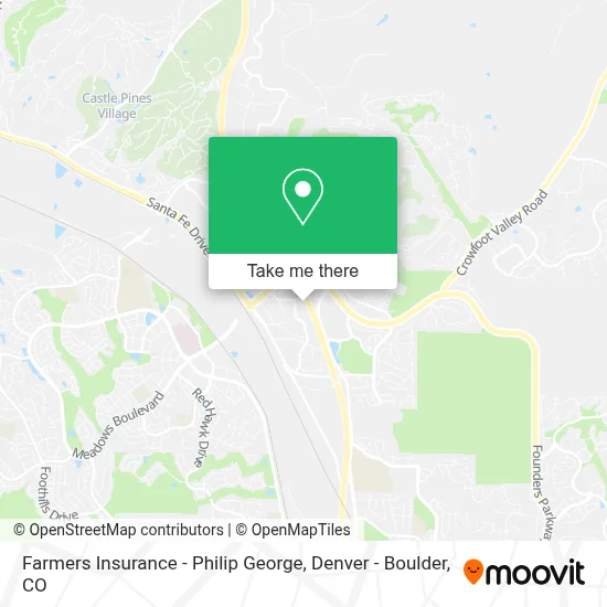 Farmers Insurance - Philip George map