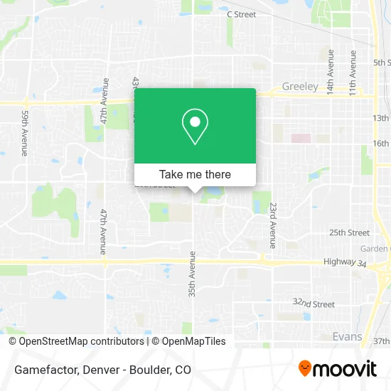 Gamefactor map