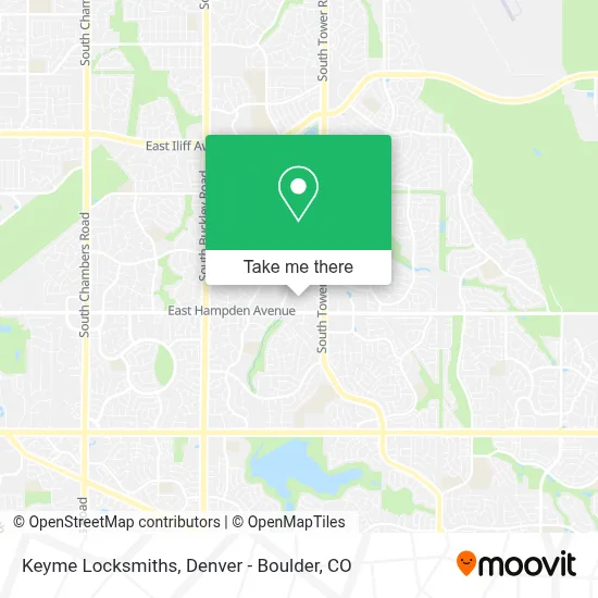 Keyme Locksmiths map