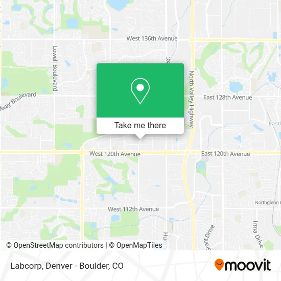 Labcorp map