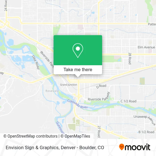 Envision Sign & Graphics map