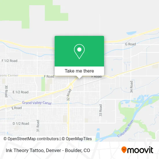 Ink Theory Tattoo map