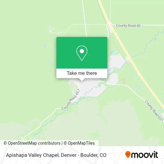 Apishapa Valley Chapel map