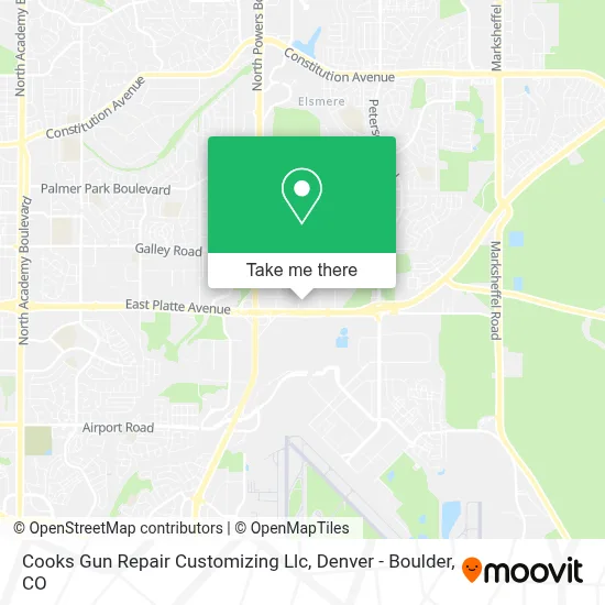 Cooks Gun Repair Customizing Llc map