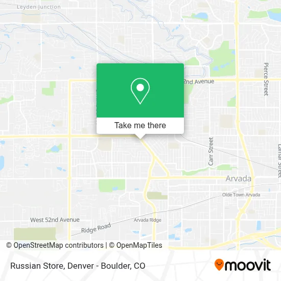 Russian Store map