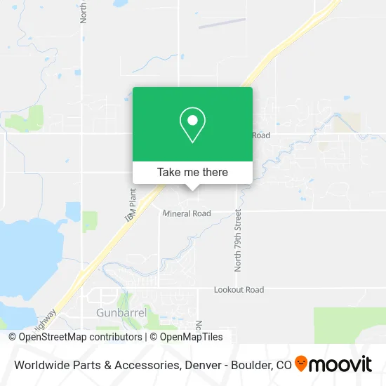 Worldwide Parts & Accessories map