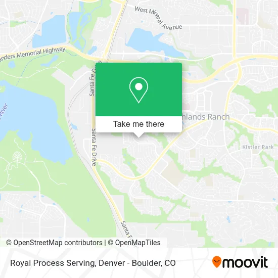 Royal Process Serving map