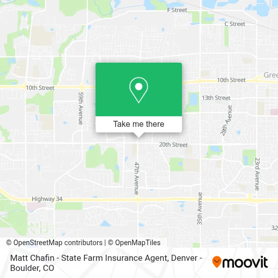 Matt Chafin - State Farm Insurance Agent map