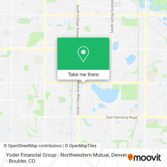 Yoder Financial Group - Northwestern Mutual map