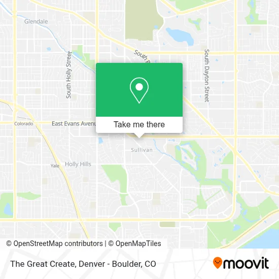 The Great Create map