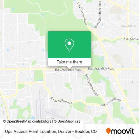 Ups Access Point Location map