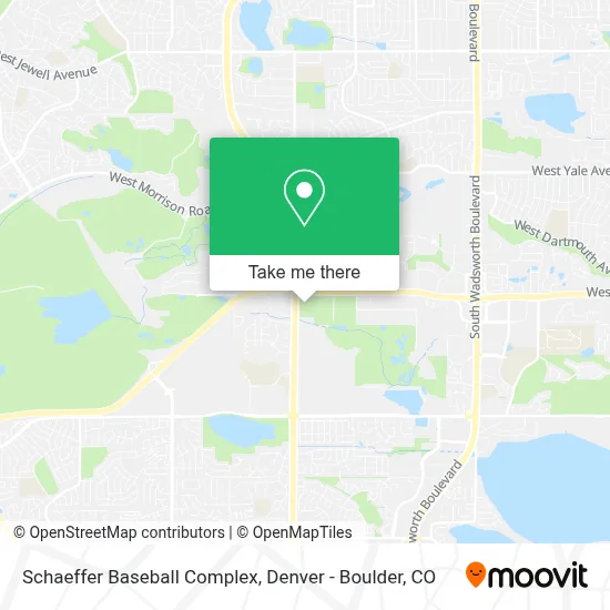 Schaeffer Baseball Complex map
