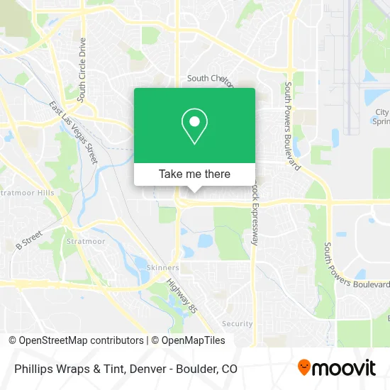 Phillips Wraps & Tint map