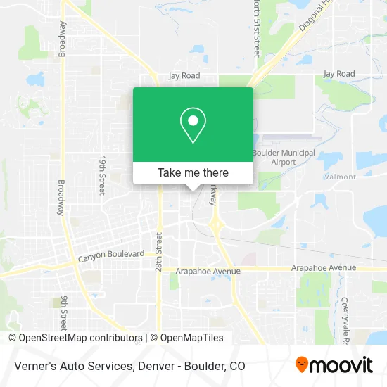 Verner's Auto Services map