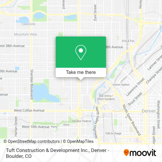 Tuft Construction & Development Inc. map