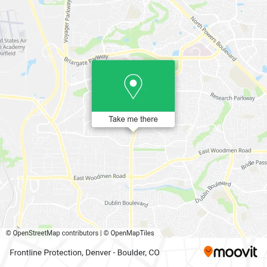 Frontline Protection map