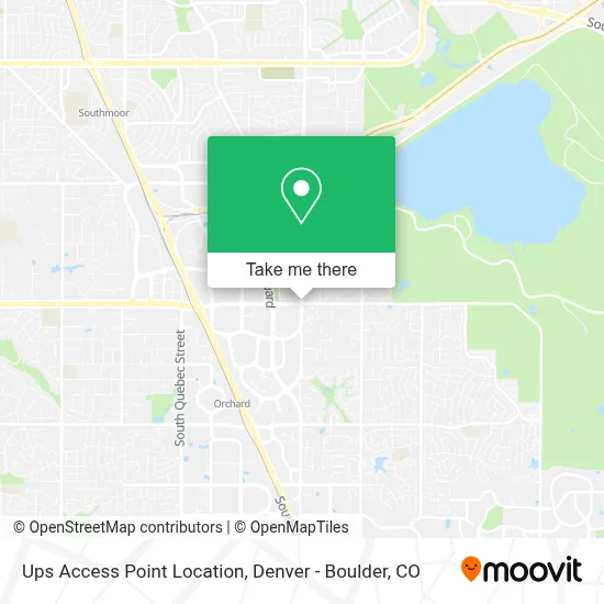 Ups Access Point Location map