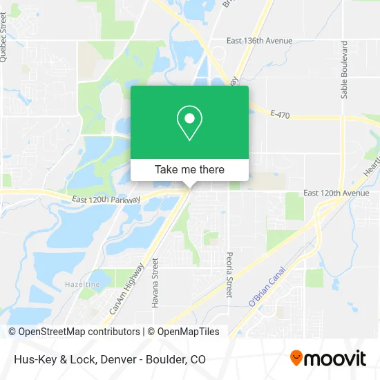 Hus-Key & Lock map