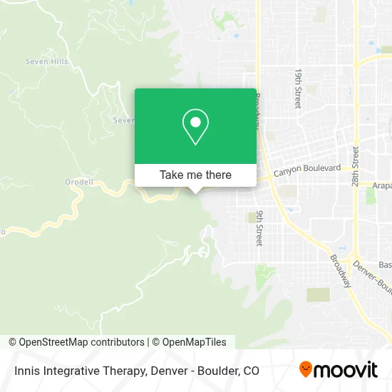 Innis Integrative Therapy map