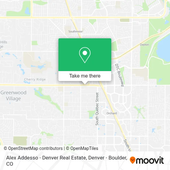 Alex Addesso - Denver Real Estate map