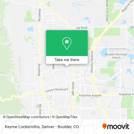 Keyme Locksmiths map