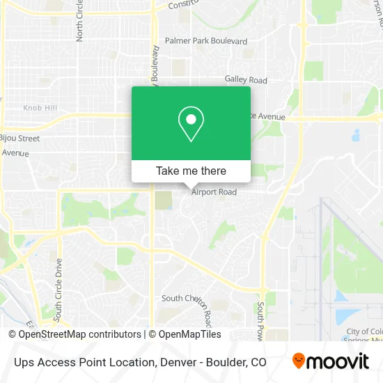 Ups Access Point Location map