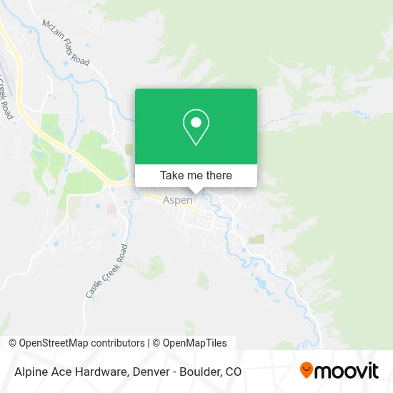 Alpine Ace Hardware map