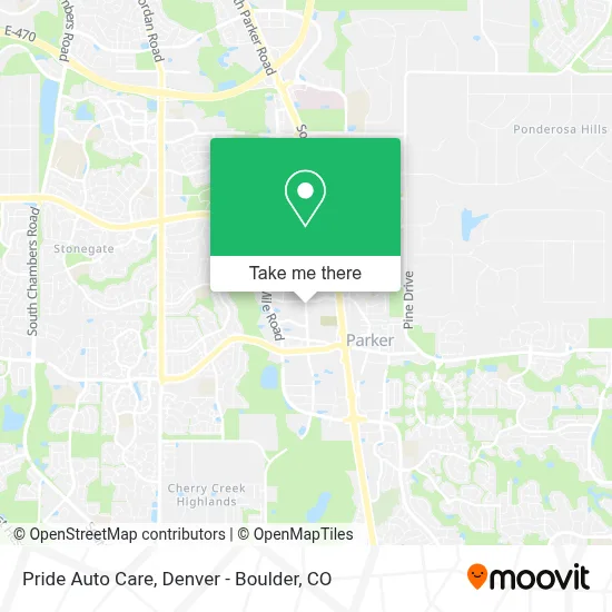 Pride Auto Care map