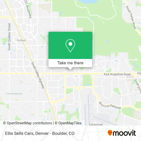Ellis Sells Cars map