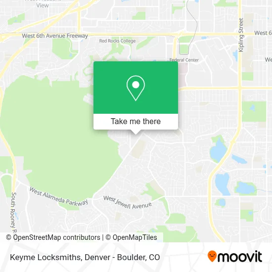 Keyme Locksmiths map