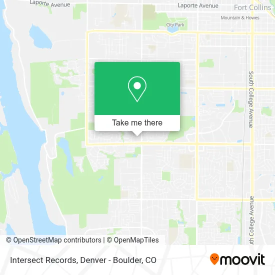 Intersect Records map