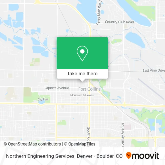 Northern Engineering Services map