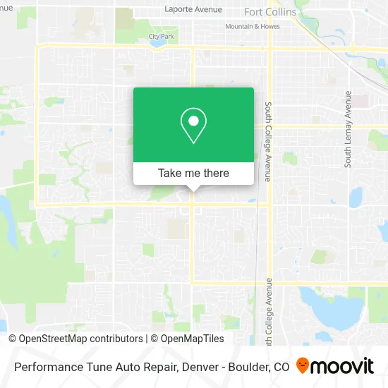 Performance Tune Auto Repair map