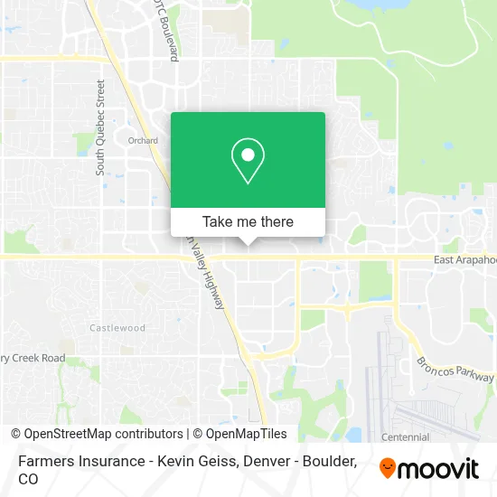 Farmers Insurance - Kevin Geiss map