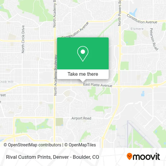 Rival Custom Prints map
