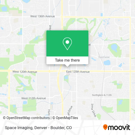 Space Imaging map