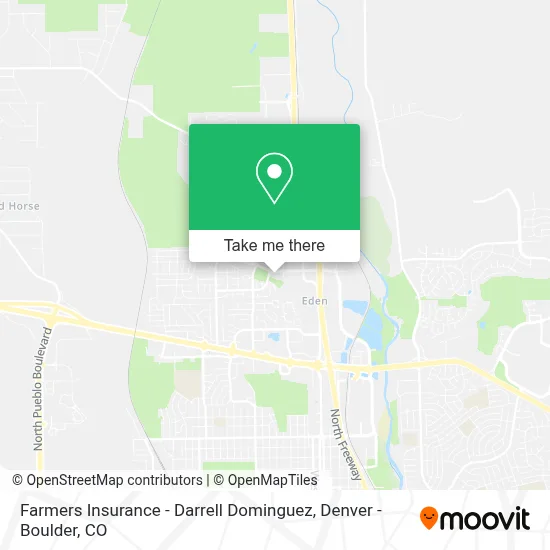 Farmers Insurance - Darrell Dominguez map