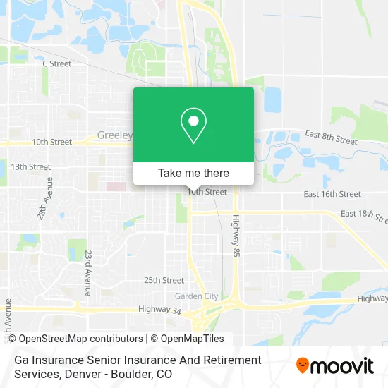 Ga Insurance Senior Insurance And Retirement Services map