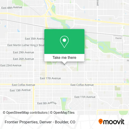 Frontier Properties map