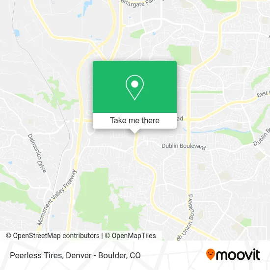 Peerless Tires map