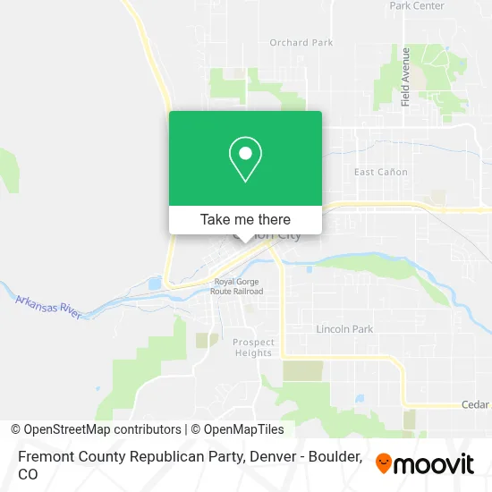 Fremont County Republican Party map
