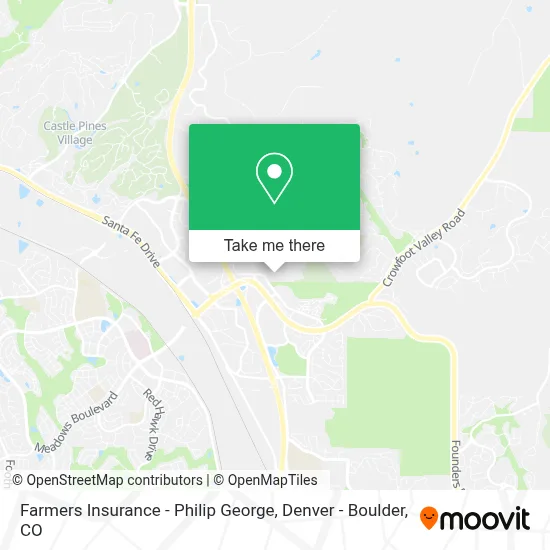 Farmers Insurance - Philip George map