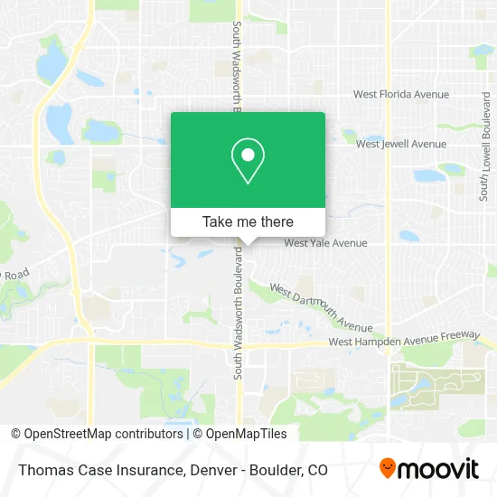 Thomas Case Insurance map