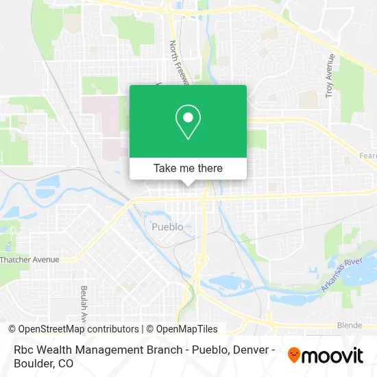 Rbc Wealth Management Branch - Pueblo map