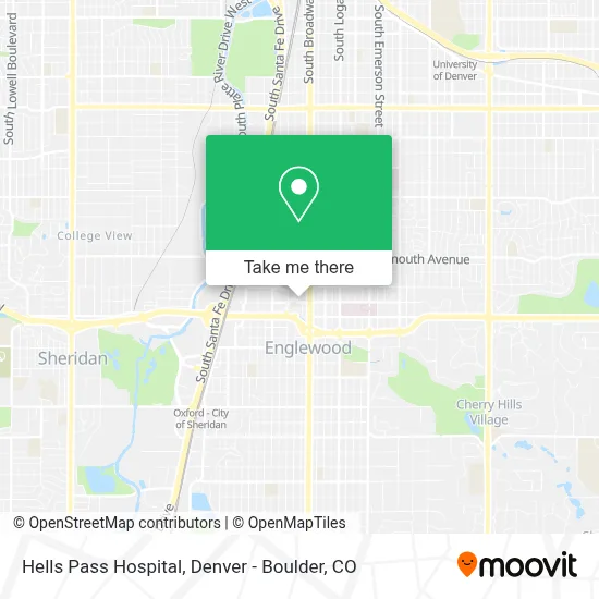 Hells Pass Hospital map